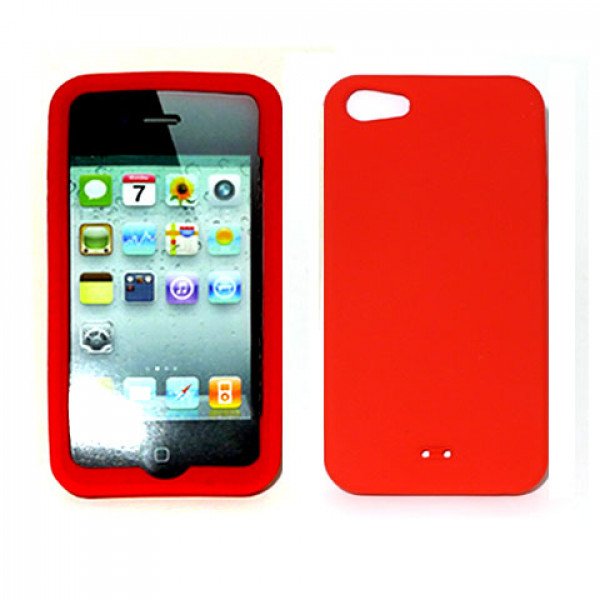 Wholesale iPhone 5 Silicone Skin Case (Red)